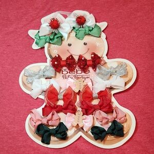 Holiday Hair Bow Set